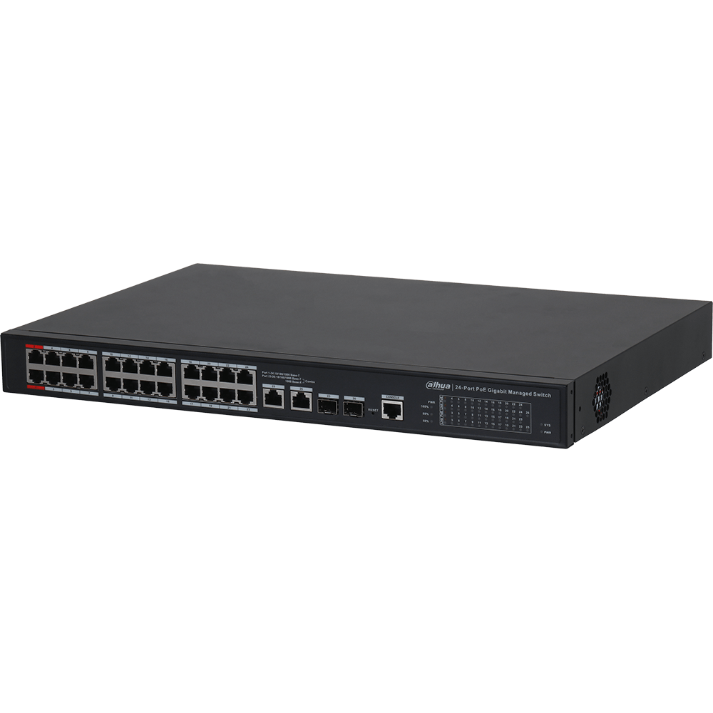 24-port PoE 2.0 Managed Ethernet Switch