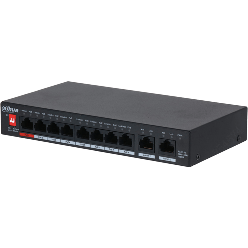 8-port PoE Gigabit Ethernet Switch